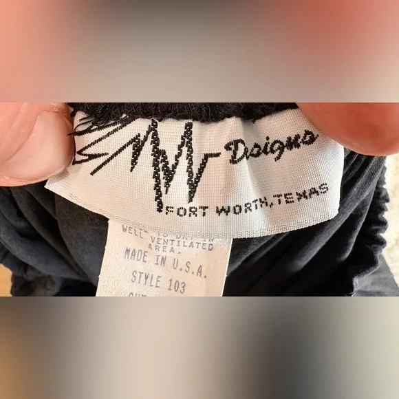 Vintage 80s Black Tiered Maxi Skirt~Goth Boho Prairie Western Size XL - Picture 4 of 5